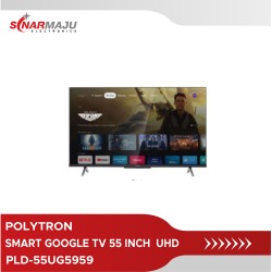 LED TV 55 Inch Smart Google TV Polytron UHD PLD-55UG5959