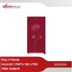 Kulkas 1 Pintu Polytron 150 Liter PRB-159B/R