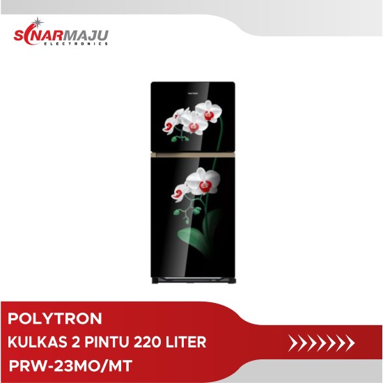 Kulkas 2 Pintu Polytron 220 liter PRW-23MO/MTR