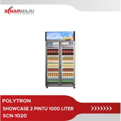 Showcase 2 Pintu Polytron 1000 Liter Display Cooler SCN-1020