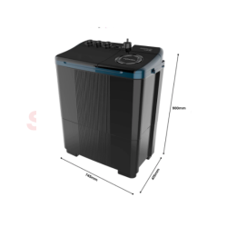 Mesin Cuci 2 Tabung  g 7 Kg Reiwa twintub WS-0803PNBL