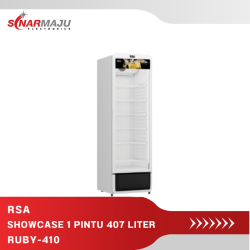 SHOWCASE 1 PINTU RSA 407 LITER DISPLAY COOLER RUBY-410