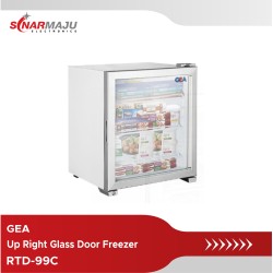 Up Right Glass Door Freezer GEA 90 Liter RTD-99C