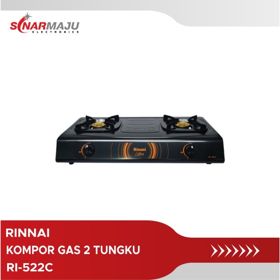 Rinnai Kompor Gas RI 522C - 2 Sumbu