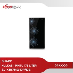 Kulkas 1 Pintu Sharp 175 Liter SJ-X197MG-DP/DB