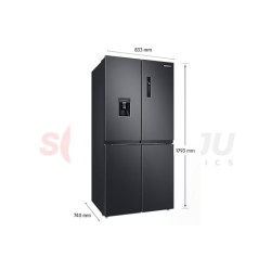 KULKAS SIDE BY SIDE SAMSUNG REFRIGERATOR 511 LITER RF-48A4010B4/SE
