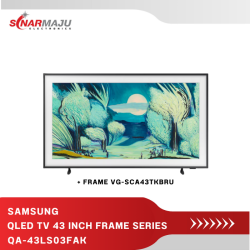 QLED TV 43 INCH SAMSUNG VISION AI 4K UHD Frame Series QA-43LS03FAK