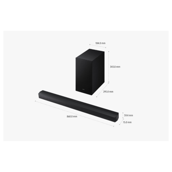 Speaker Soundbar Samsung B- SERIES 3.1 CH Subwoofer HW-B650F
