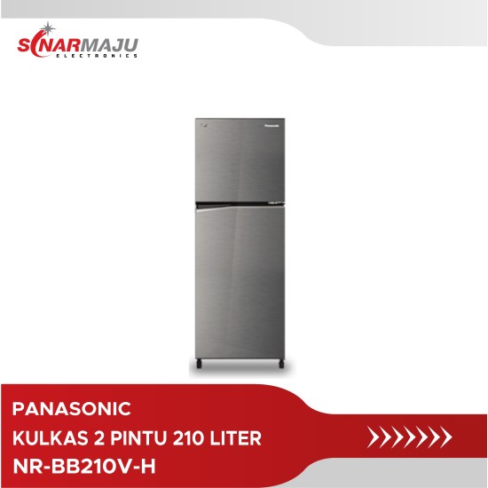 Kulkas 2 Pintu Panasonic 210 Liter NR-BB210V-H