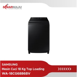 Mesin Cuci 1 Tabung Samsung 18 Kg Top Loading WA-18CG6886BV