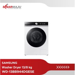 Mesin Cuci 1 Tabung Samsung Front Loading Bespoke 13/8 Kg Washer Dryer WD-13BB944DGESE