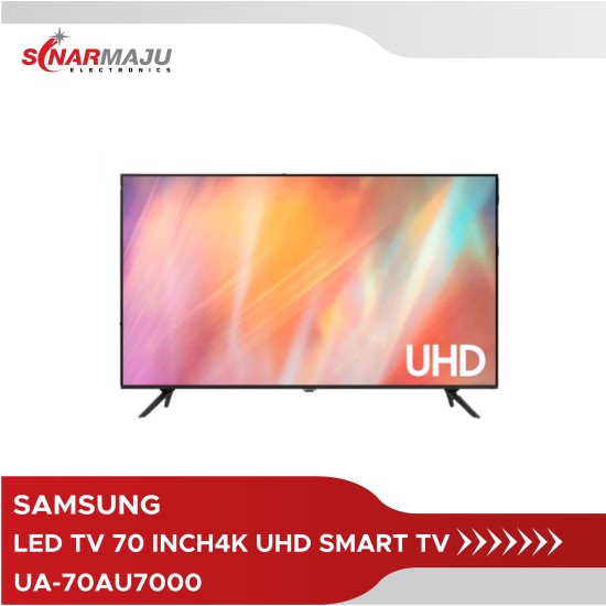 LED TV 70 Inch Samsung 4K UHD Smart TV UA-70AU7000