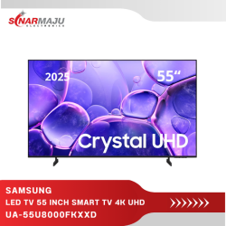 Led TV 55 Inch Samsung Crystal 4K UHD Tyzen Os (2025) UA-55U8000FKXXD