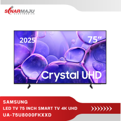 Led TV 75 Inch Samsung Crystal 4K UHD Tyzen Os (2025) UA-75U8000FKXXD