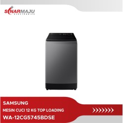 Mesin Cuci 1 Tabung Samsung 12 Kg Top Loading WA-12CG5745BDSE