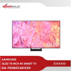 QLED TV 75 Inch Samsung 4K Smart TV QA-75Q60CAKXXD