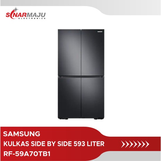 Kulkas Side By Side Samsung Refrigerator 593 Liter RF-59A70TB1