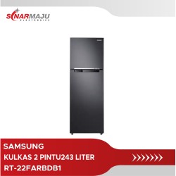 Kulkas 2 Pintu Samsung Refrigerator 243 Liter RT-22FARBDB1