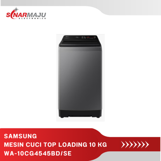 Mesin Cuci 1 Tabung Samsung 10 Kg Top Loading WA-10CG4545BD/SE Mesin Cuci 1 Tabung Samsung 10 Kg Top Loading WA-10CG4545BD/SE