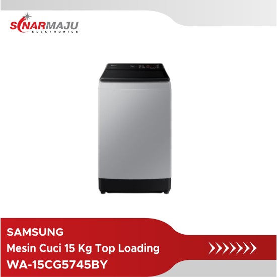 Mesin Cuci 1 Tabung Samsung 15 Kg Top Loading WA-15CG5745BY