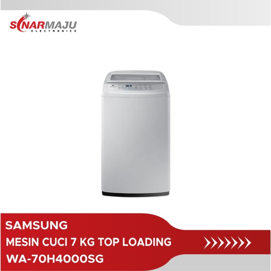 Mesin Cuci 1 Tabung Samsung 7 Kg Top Loading WA-70H4000SG