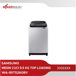 Mesin Cuci 1 Tabung Samsung 9.5 Kg Top Loading WA-95T5260BY