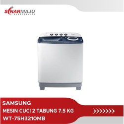 Mesin Cuci 2 Tabung Samsung 7.5 Kg Twin Tub WT-75H3210MB