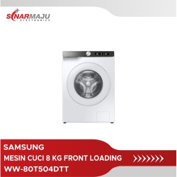 Mesin Cuci 1 Tabung Samsung 8 Kg Front Loading WW-80T504DTT