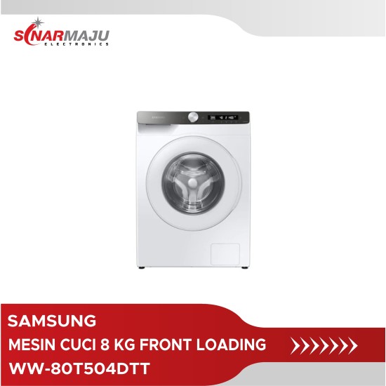 Mesin Cuci 1 Tabung Samsung 8 Kg Front Loading WW-80T504DTT