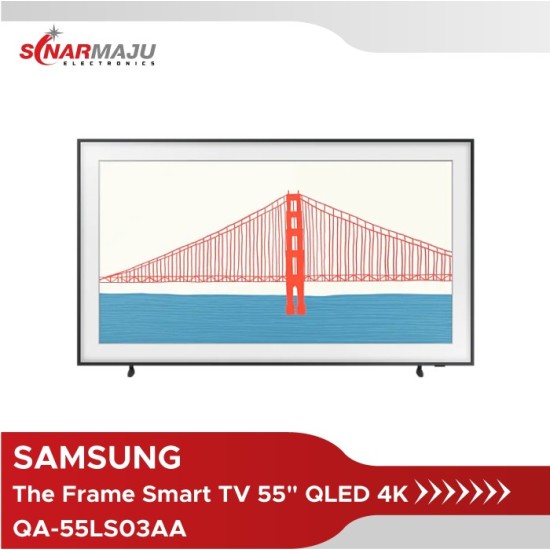 LED TV 55 Inch Samsung The Frame Art Mode QLED 4K Smart TV QA-55LS03AA