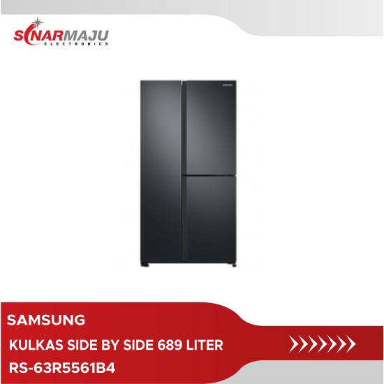 Kulkas Side By Side Samsung Refrigerator 689 Liter RS-63R5561B4