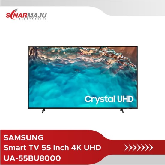 LED TV 55 Inch Samsung 4K UHD Smart TV UA-55BU8000
