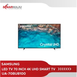 LED TV 70 INCH SAMSUNG 4K UHD SMART TV UA-70BU8100