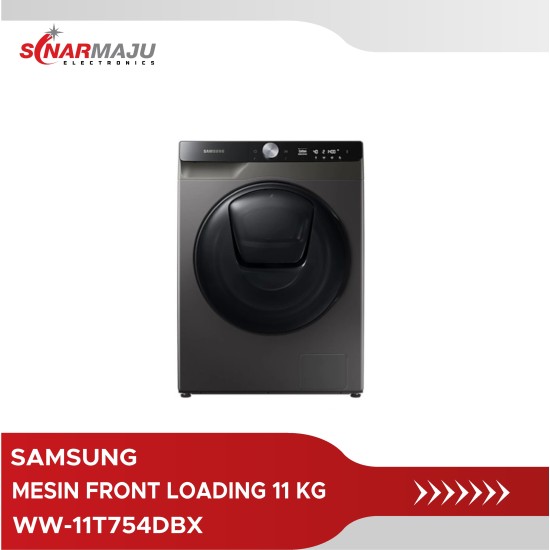 Mesin Cuci 1 Tabung Samsung Front Loading 11 Kg WW-11T754DBX Mesin Cuci 1 Tabung Samsung Front Loading 11 Kg WW-11T754DBX