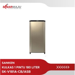 Kulkas 1 Pintu Sanken Refrigerator SK-V181A-CB/ASB