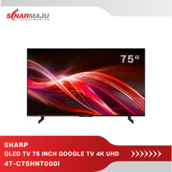 QLED TV 75 INCH SHARP 4K UHD GOOGLE TV 4T-C75HN7000I