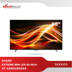 Xtreme Mini LED 85 Inch SHARP 4K UHD GOOGLE TV 4T-C85HU8500X