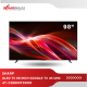QLED TV 98 INCH SHARP FRAMELESS 4K UHD GOOGLE TV 4T-C98HN7000X QLED TV 98 INCH SHARP FRAMELESS 4K UHD GOOGLE TV 4T-C98HN7000X