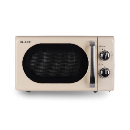 MICROWAVE OVEN 20 LITER SHARP SOLO RETRO R-201MRS-RD/PK/BW/BL