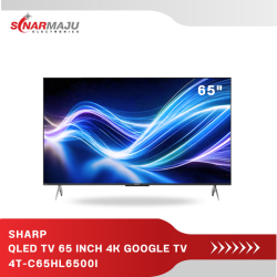 QLED TV 65 Inch Sharp 4K UHD Google TV 4T-C65HL6500I