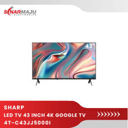LED TV 43 Inch Sharp 4K UHD Google TV 4T-C43JJ5000I