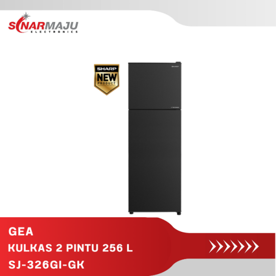 Kulkas 2 Pintu Sharp 256 Liter SJ-326GI-GK