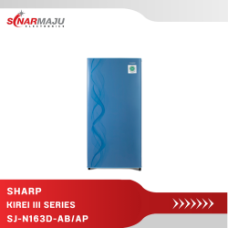 Kulkas 1 Pintu Sharp 133 Liter SJ-N163D-AB/AP