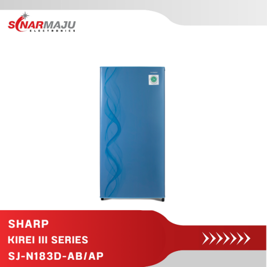 Kulkas 1 Pintu Sharp 166 Liter SJ-N183D-AB/AP
