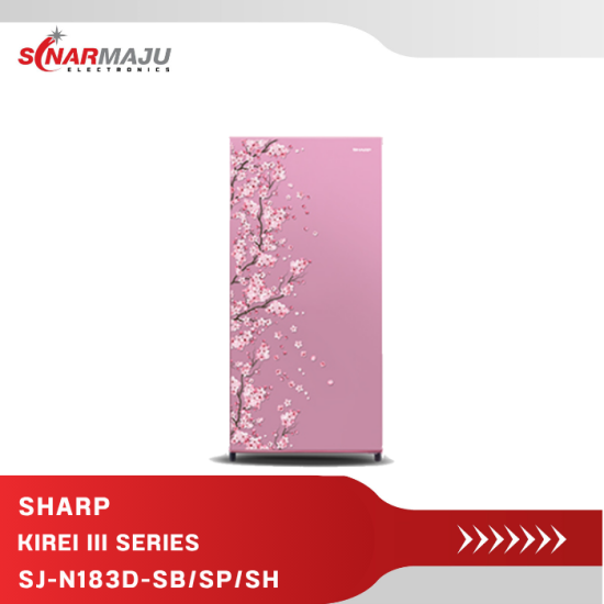 Kulkas 1 Pintu Sharp 166 Liter SJ-N183D-SB/SP/SH