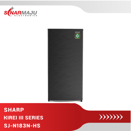 Kulkas 1 Pintu Sharp 166 Liter SJ-N183N-HS