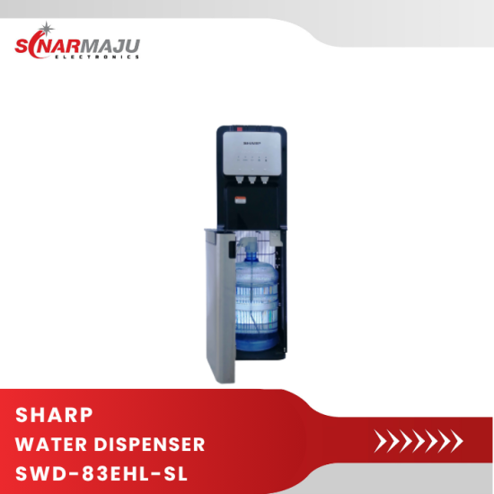 Dispenser Galon Bawah Sharp Standing Dispenser SWD-83EHL-SL