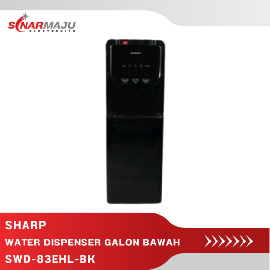 Water Dispenser Sharp Galon Bawah SWD-83EHL-BK