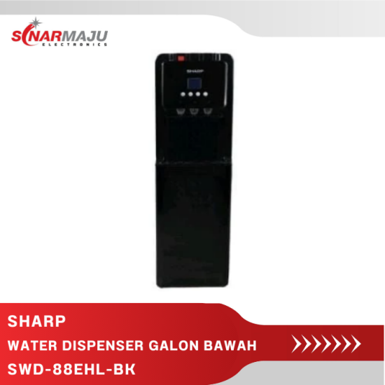 Water Dispenser Sharp Galon Bawah SWD-88EHL-BK