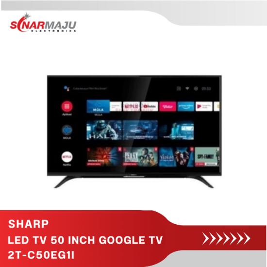 LED TV 50 INCH SHARP FULL HD GOOGLE TV 2T-C50EG1I